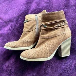 Heeled Boots Faux Leather